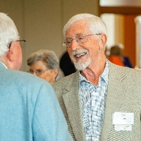 President Emeritus Don Lubbers with Paul Huizenga at Retiree Reception 2018